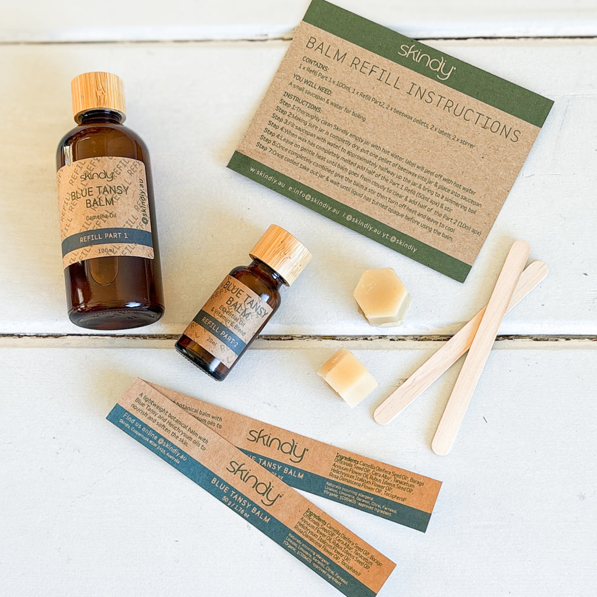 BLUE TANSY BALM REFILL KIT