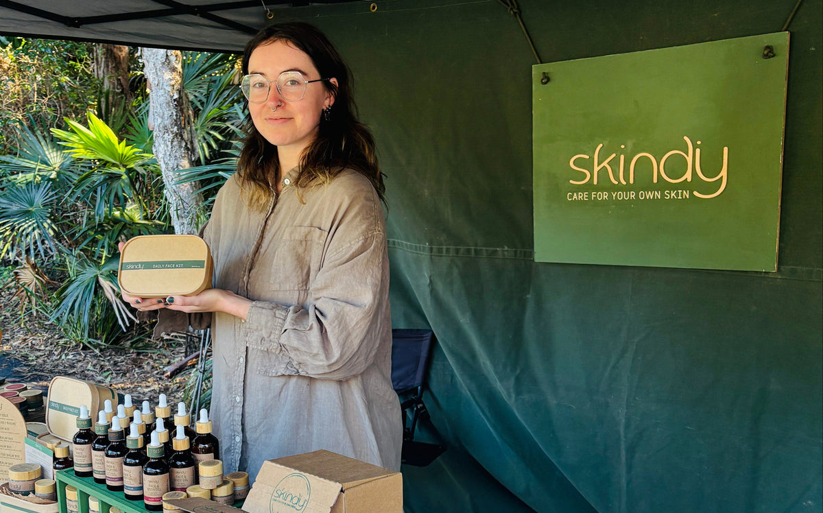 Bella at Skindiy Market in Pacific Palms