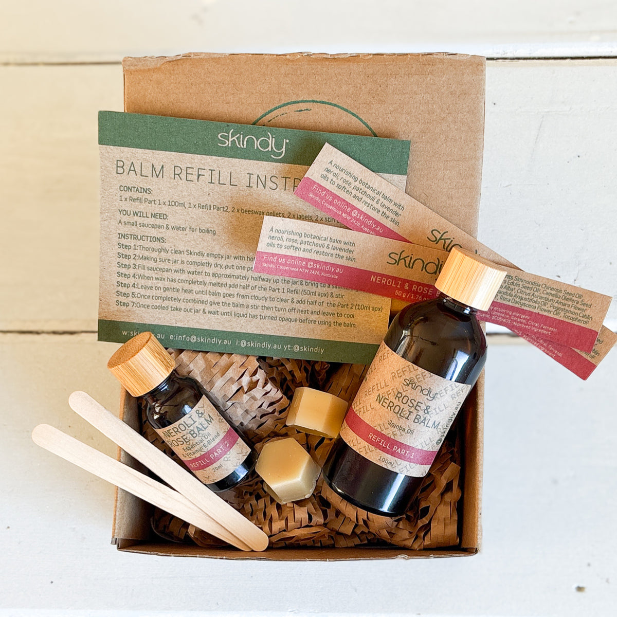 NEROLI & ROSE BALM REFILL KIT
