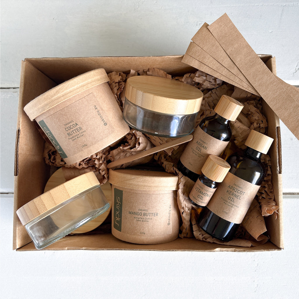 NATURAL SKIN BUTTER DIY KIT Complimentary Express Shipping | Makes 4 Butters