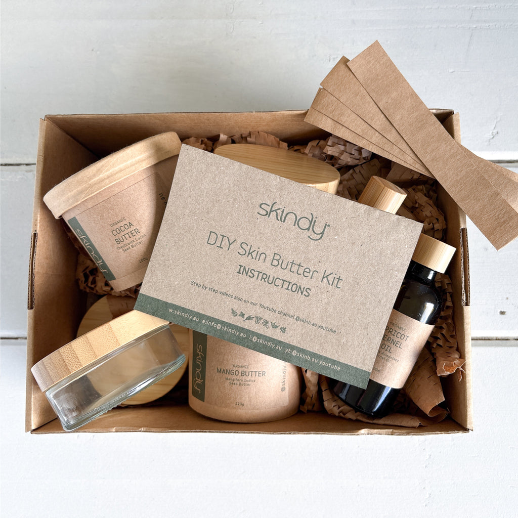 NATURAL SKIN BUTTER DIY KIT Complimentary Express Shipping | Makes 4 Butters